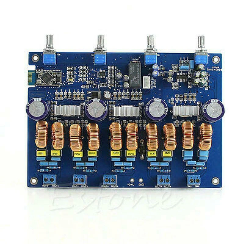 Assembled YJ TPA3116 4.1 class D Bluetooth-compatible amplifier board 4*50W+100W