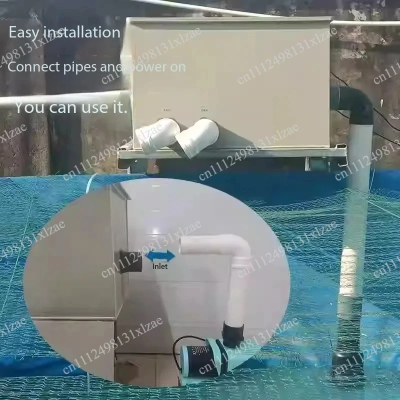 Aquaculture Drum Filter - Small Automatic Backwashing Microfilter, Fish Pond Filtration Large Box Equipment
