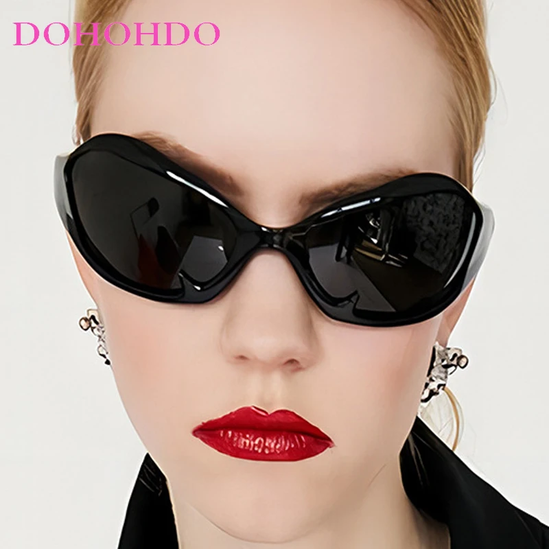 

Trendy Luxury Brand Y2K Punk Women Sunglasses Fashion Designer Men Sunglasses Outdoor Sports Cycling Goggles Male Lentes UV400