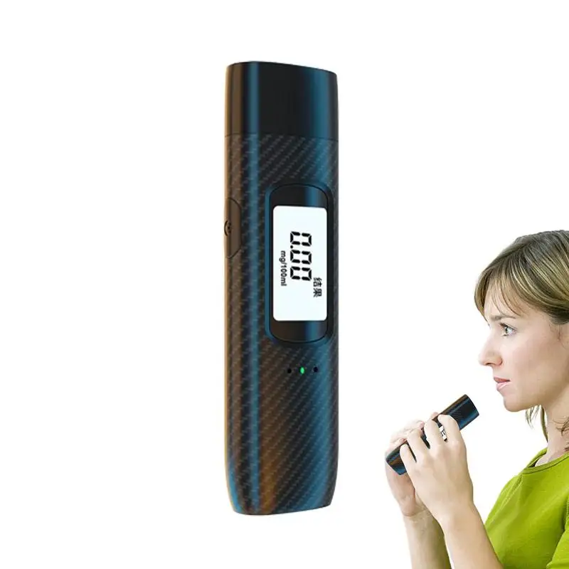 

Breath Alcohol Detector Non-contact Detection Small Breath Analyzer LED Display Professional-Grade Accuracy Breath Test Tool