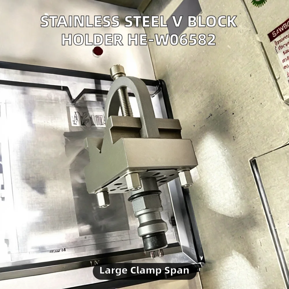 Precision Stainless Steel V-Type Block Holder Manual Power Wedm