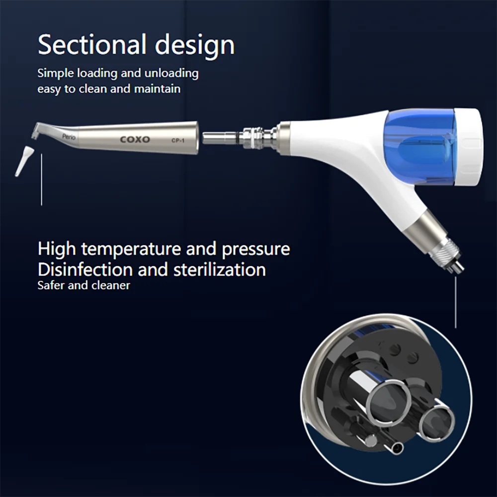 COXO CP-1 dentystyczna polerka do zębów wybielająca przepływ powietrza higiena jamy ustnej czyszczenie zębów urządzenia do polerowania zębów