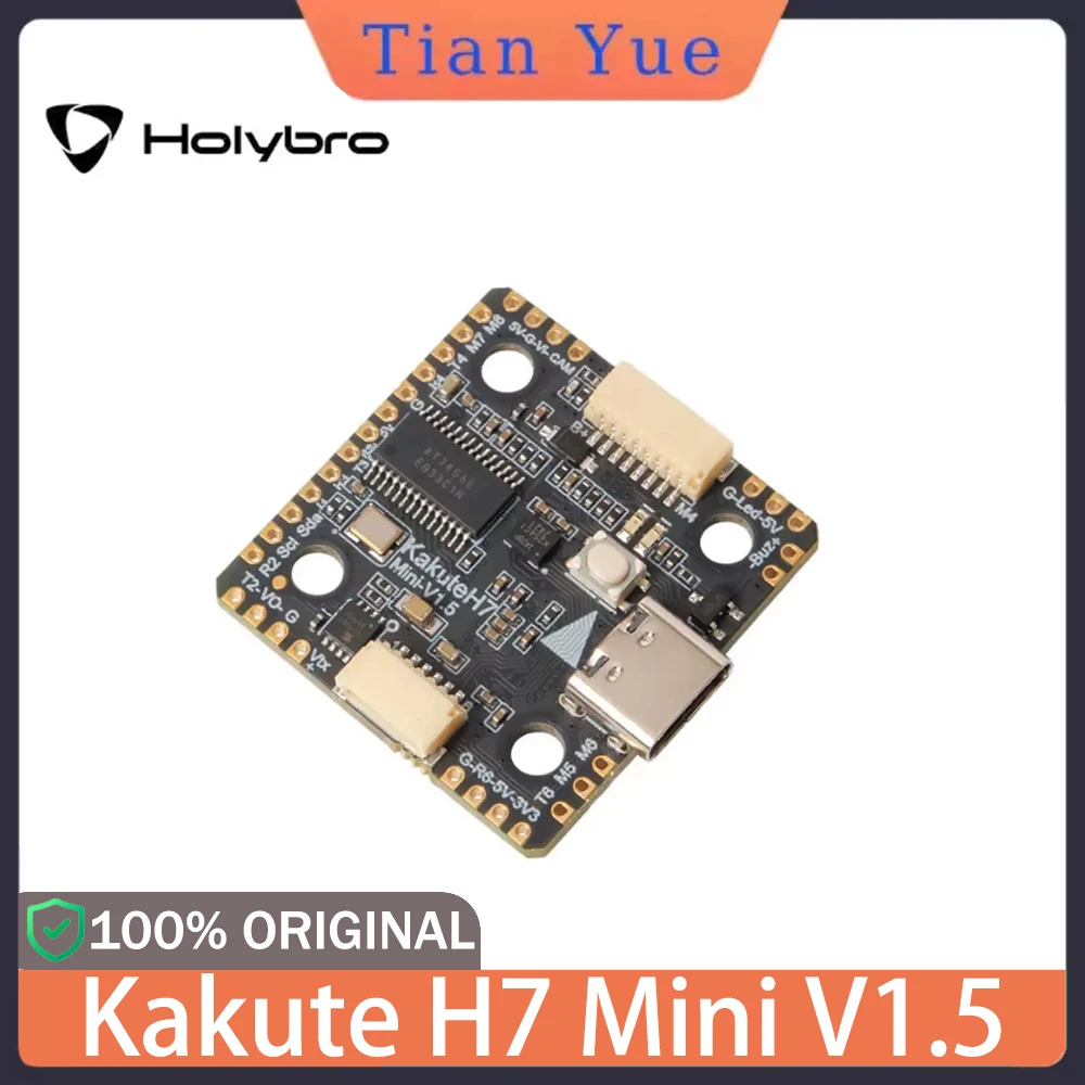 

Полетный контроллер HolyBro Kakute H7 Mini H743 + комплект Pixhawk4, флеш-память 1 ГБ, GPS-модули BMI270, PM07 и M10 для PX4/ArduPilot, запчасти для радиоуправляемых моделей