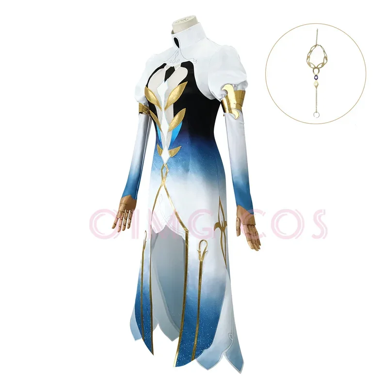 Demon God Focalors Furina Cosplay Genshin Costume Impact Divine Attire Carnival Uniform Anime Halloween Masquerade Women Game