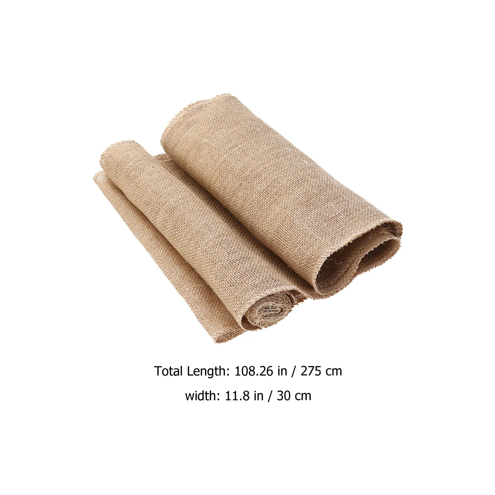 

Farmhouse Style Runner Festival Party Supplies Decorative Tablecloth Wedding Home Table Cover Burlap Tablecloth Linen Cloth