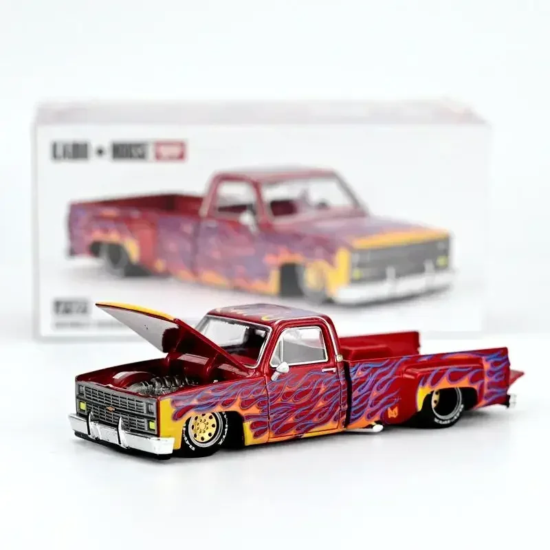 

Instock Kaido House 1:64 Silverado Dually on Fire V
