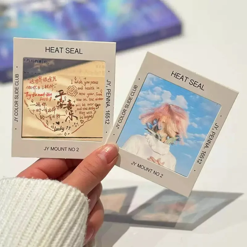 

Customized. Ins Style Photo Small Card Film Bookmark Customized Anime Secondary Translucent Reversed Pic