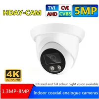 4K 1080P Colorful Night Vision Surveillance Camera AHD Analog 4 IN 1 CCTV Camera1.3mp 2mp 5mp 8mp Indoor Doom Camera