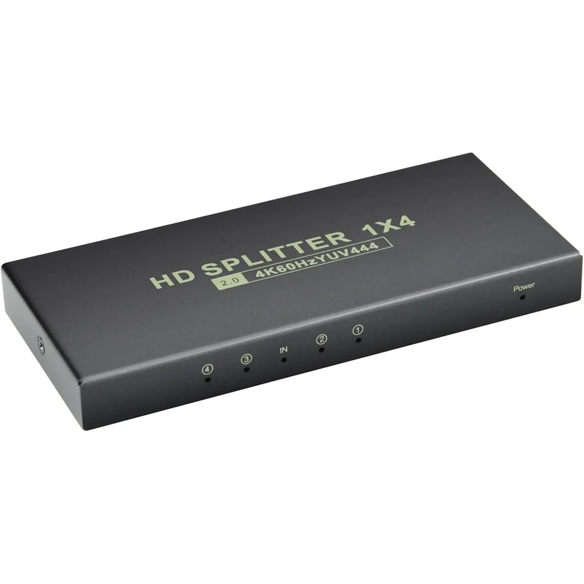 L70A 4K60Hz Splitter -Compatible 4 Outputs HDR .0 Splitter 1 in 4 Out Screens 18Gbps for Computer TV Screen