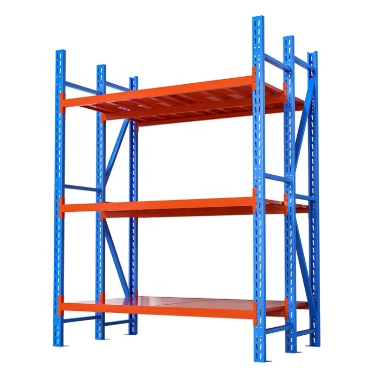 Multi-Level Medium Duty Steel Shelves Stronger Metal  Stacking Shelf Rack for Warehouse Use