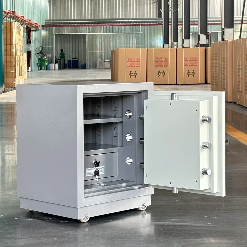 【Hot】Key Lock Fireproof Safe Box Electronic Safe Security Usage For Home Hotel Storage Fire Resistant Safe Secure Storage