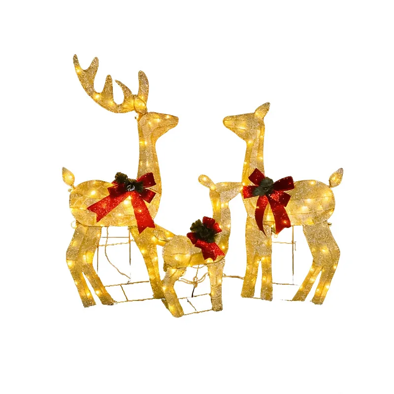 Christmas Elk Shape Light Christmas Glow Elk Home Decoration Light Fast Delivery