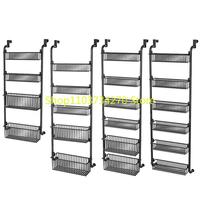 Black Hanging Bath Shelves Bathroom Shelf Organizer Nail-free Shampoo Holder Storage Rack Bathroom Shelf Basket Holder supplies