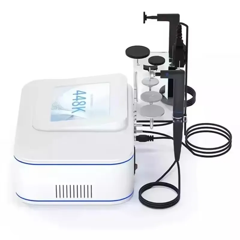 New448Khz CET RET Tecar Physical Therapy Machine Portable Rf Monopolar Probe Head High Radio Frequency Diatermia Pro Loss Weight