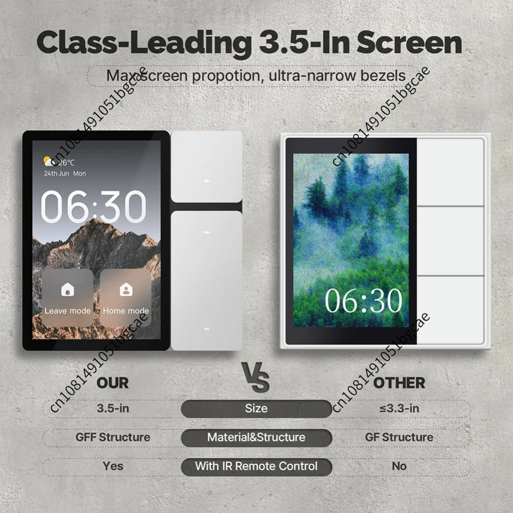 WiFi for Tuya Smart Central Control 3.5 Inch Multi-functional Touch Screen Control Panel IR Remote Control Central Controller