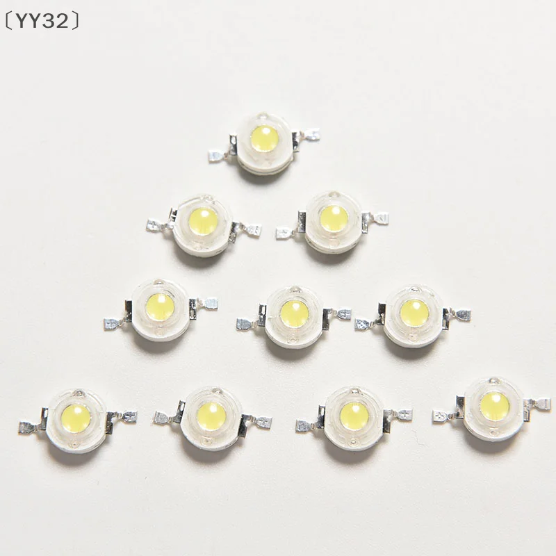 〔YY32〕10PCS 1W Pure White SMD LED Beads Ultra Bright LED Diode Light