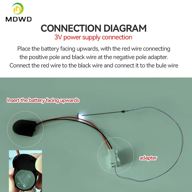 2PCS 7.3cm Metal Miniature Light Railway Train Lamp 3V LED Street Lamppost Architecture Building Layout for Park Decoration