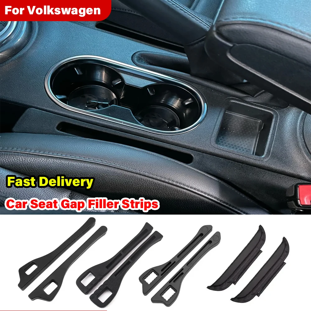 

2PC Car Seat Gap Filler For Volkswagen VW Vento Passat b8 Amarok Caddy Golf 4 5 6 7 id 4 Noir Arteon Polo Scirocco Tiguan Touran
