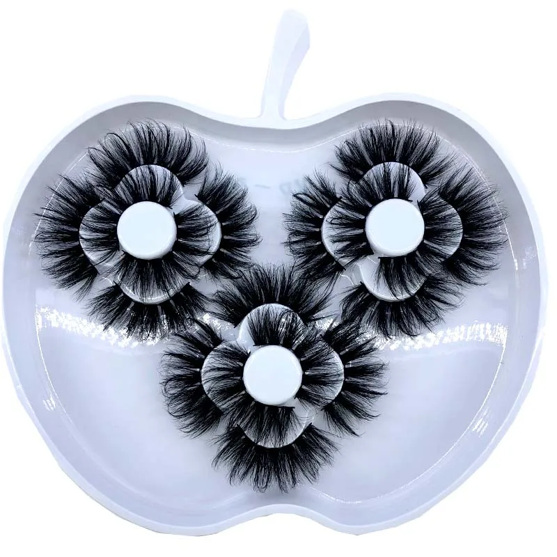 HBZGTLAD 9 Paar 8-25mm 3D Nerz-Wimpern Flauschig und Geschwungen Weich und Locker Maßgefertigte Box mit Natürlich Aussehenden Nerz-Wimpern – Detail 18