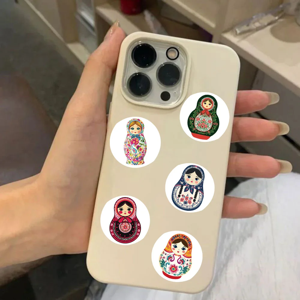 500 قطعة دمية التعشيش الروسية الإبداعية الكتابة على الجدران لفة ملصقات سكرابوكينغ كلية المواد الهاتف الغيتار التزلج الديكور