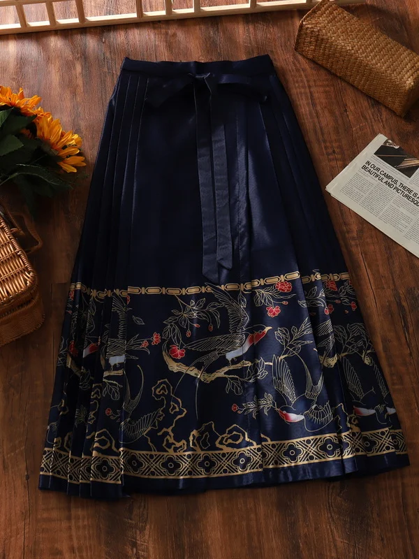 

Элегантная юбка миди с высокой талией и поясом от китайского люксового бренда, коллекция Ele Commute, весна 2025, другие материалы, 00% [материал].