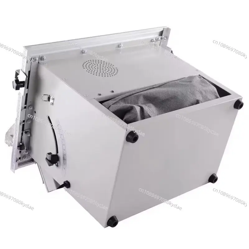 B26 Adjustable Speed Electric Table Saw,Dust-Free Sliding Miter Saw Woodworking Cutting Tool for Floor Work
