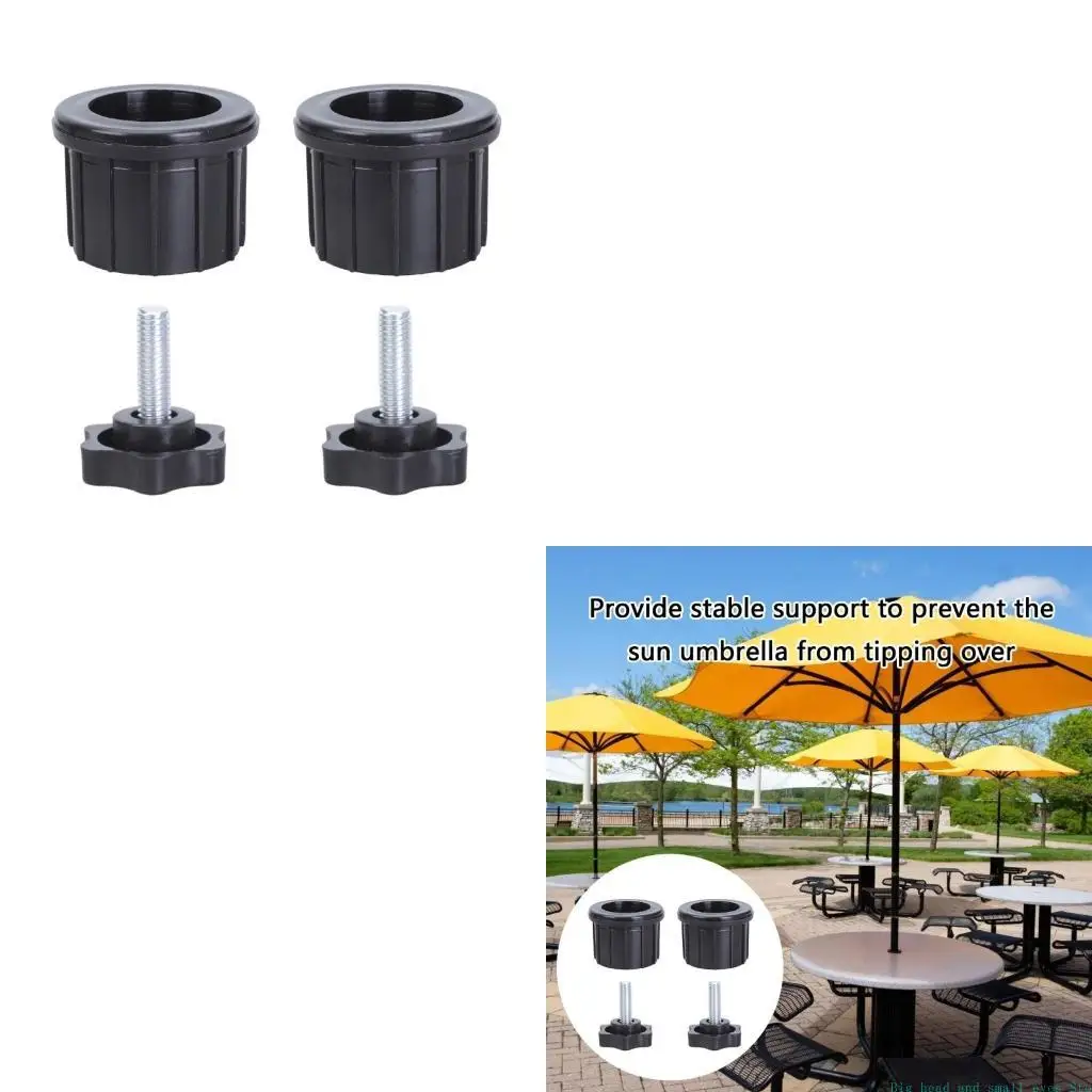 581C Umbrella Base Stand Hole Rings Plug Cover and Caps Patio Umbrella Stand Replacement Parts Stand Base Stabilizer Sleeve