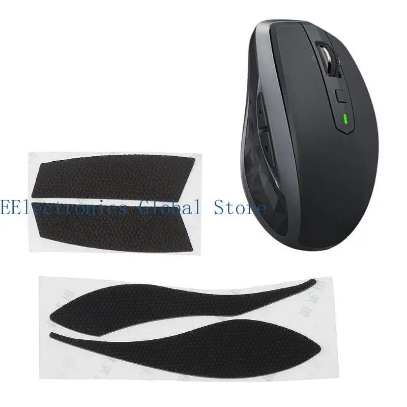 462B 1 Set Mouse Feet Mouse Skates Side Stickers Sweat Resistant Pads Anti-slip Tape for MX Anywhere 2S Mouse