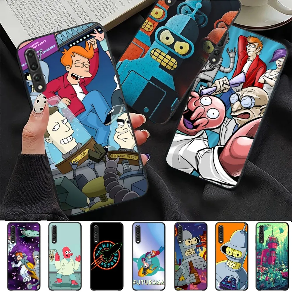 F-Futurama B-Bender Phone Case For Huawei P 8 9 10 20 30 40 50 Pro Lite Psmart Honor 10 lite 70 Mate 20lite