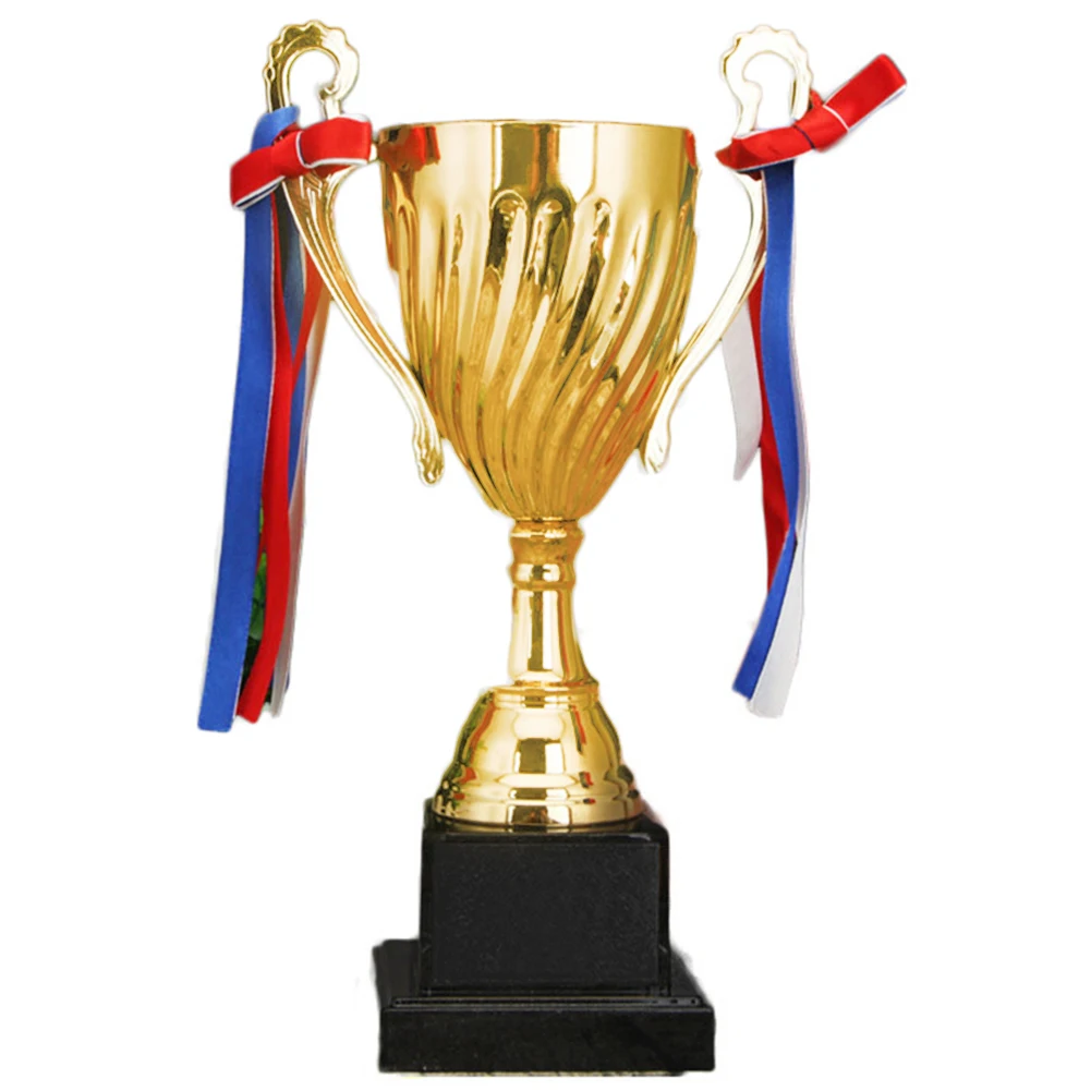 Sports Match Metal Champions Trophy Contest Business Metal Coverless Trophies Award Football Trophies Medal Souvenir Cup