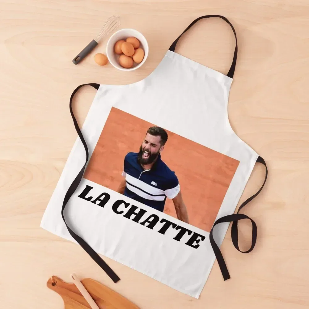 French tennis Beno?t Paire Apron Kitchenware For Women Kitchen Apron