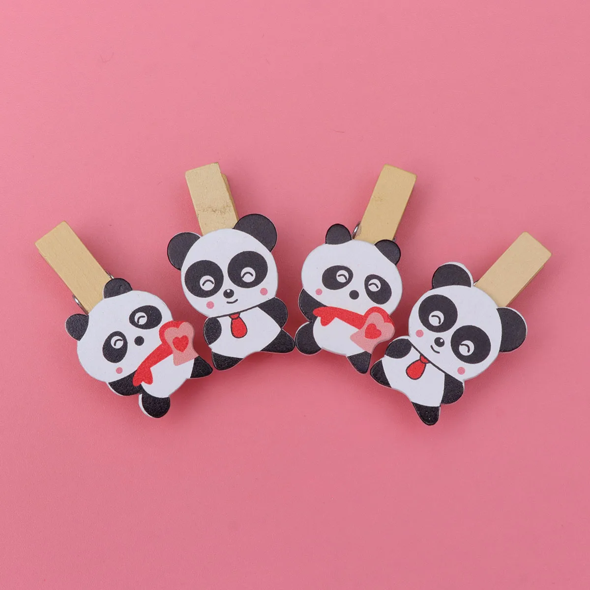 8Pcs Wood Photo Clips Multifunctional Message Holder for School Projects Personalized Display Cord Hanging Decor Adorable