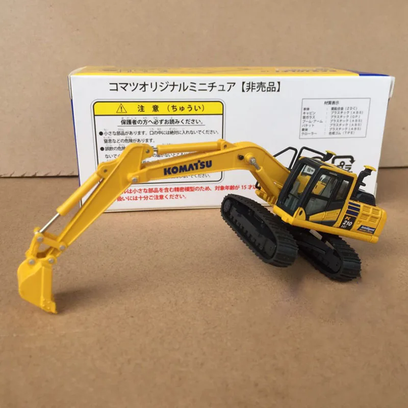 Modello di veicolo di ingegneria in lega Komatsu PC210LCi-10 in scala 1:87