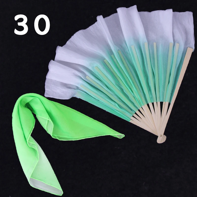 Light Colorful 100% Silk Belly Dance Veil 41Cm for Women Yangko Square Dance Wedding Body Rhyme Party Performance Props