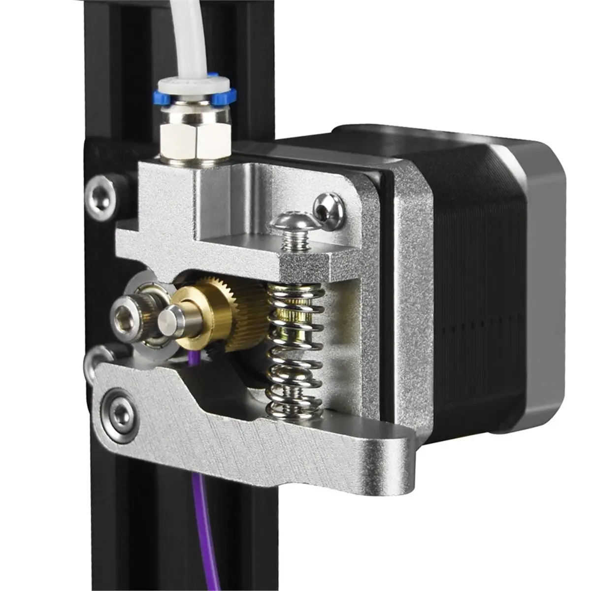 2026 New 3D Printer Upgraded Aluminum MK8 Extruder Drive Feed Kit for 3/3 Pro/3 V2, 5/5 Pro/5 Plus, -10/10S
