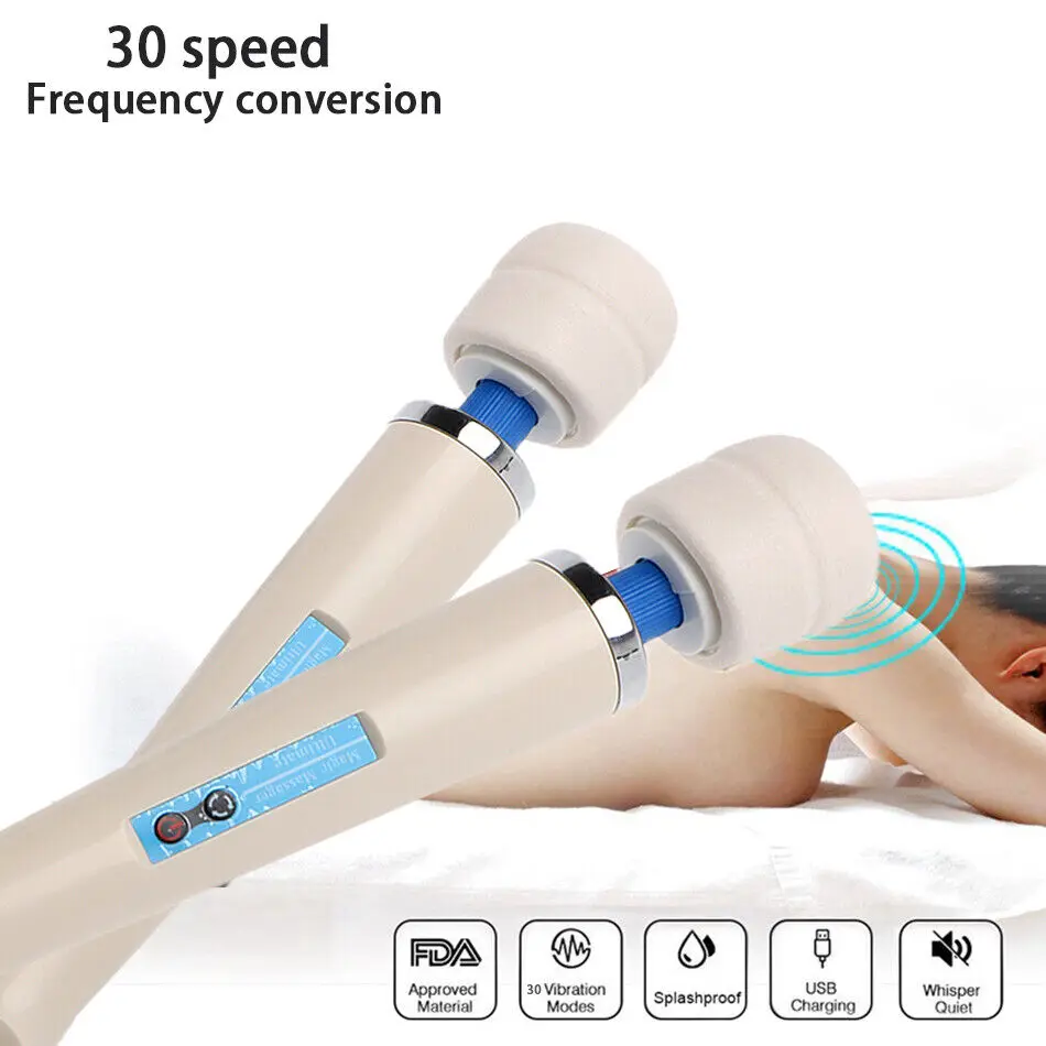 Hitachi Ultimate Magic Wand Massager 30 Speed USB Rechargeable