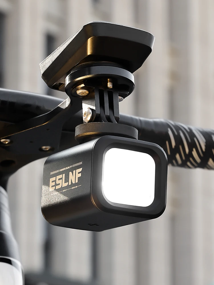 AliExpress NONE Bicycle Lights Aluminum Alloy Headlights Night Lighting Charging Horn Lights Mountain Road Bikes Night Riding Lights Accessories