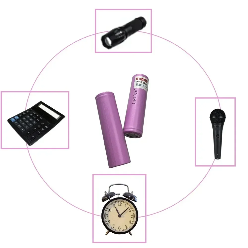 3.7 فولت 3500 مللي أمبير 18650 بطارية لأجهزة سامسونج 35E INR 18650 20A ليثيوم لون تبديل البطارية بطارية خارجية + شاحن #3