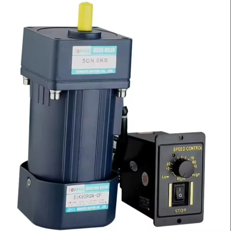 Customizable 5IK60RGN-CF+5GN80K, 60W Micro Gear Motor with Speed Controller, Gear Motor, Gear Reducer,5IK Motor for Warehousing