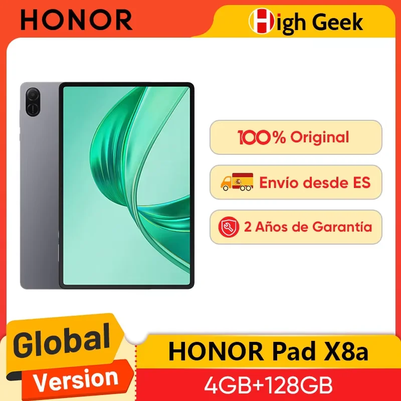 Global Version HONOR Pad X8a 11inch High Refresh Rate Eye Comfort 8300mAh Battery Large-amplitude Quad-speaker Voice Enhancement