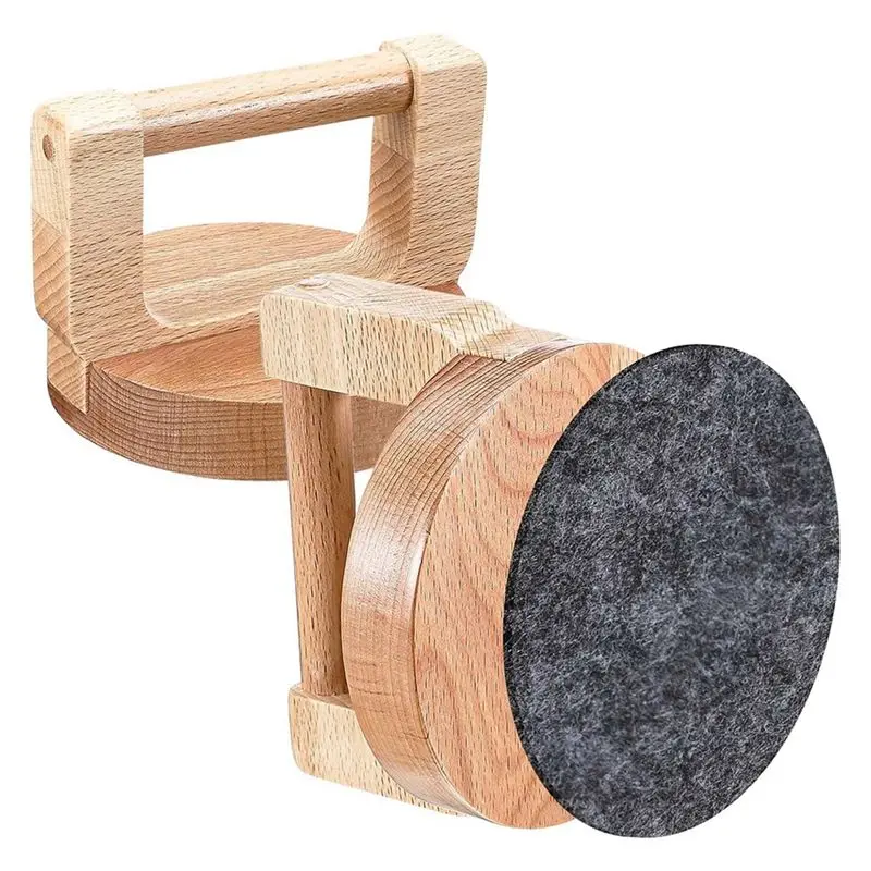 

A60Z2 Pack Bamboo And Wood Baren With Felt Mat For Printmaking Supplies, Block Printing Kit Printmaking Toolsmay