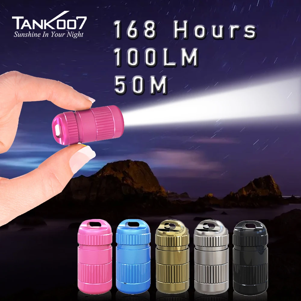 

TANK007 Ultra small LED Flashlight waterproof light Portable light For emergency camping outdoor E15