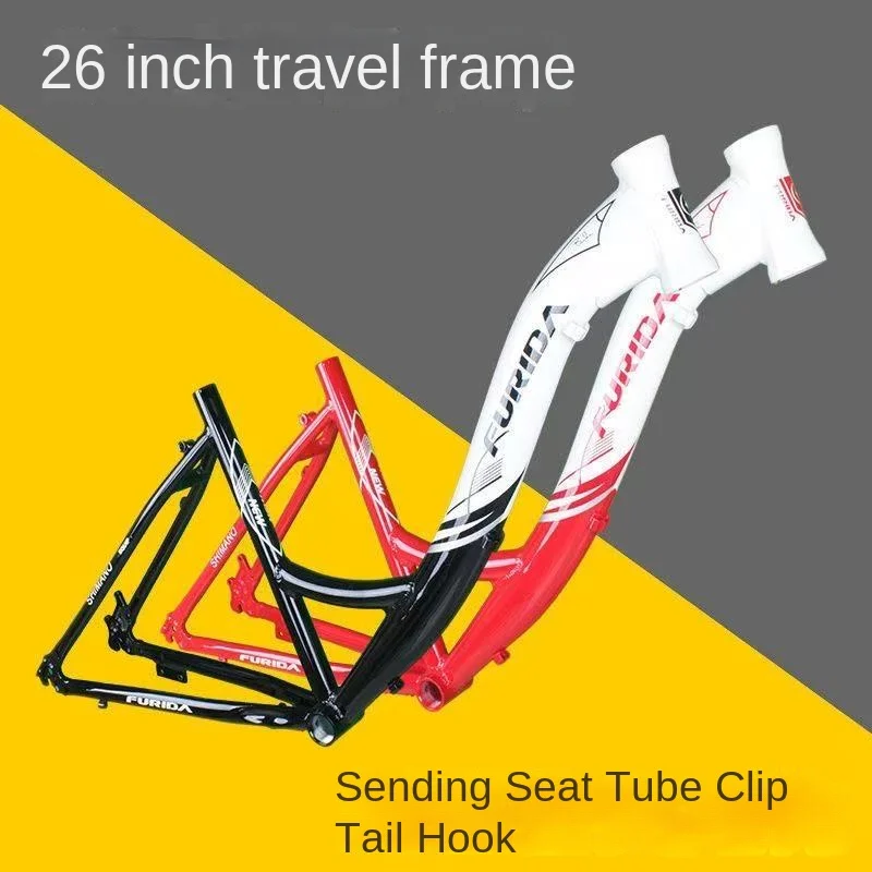 700C/26 Inch Travel Bicycle Frame Aluminum Alloy Material Women's MTB Frame Disc Brake Baking Paint Process