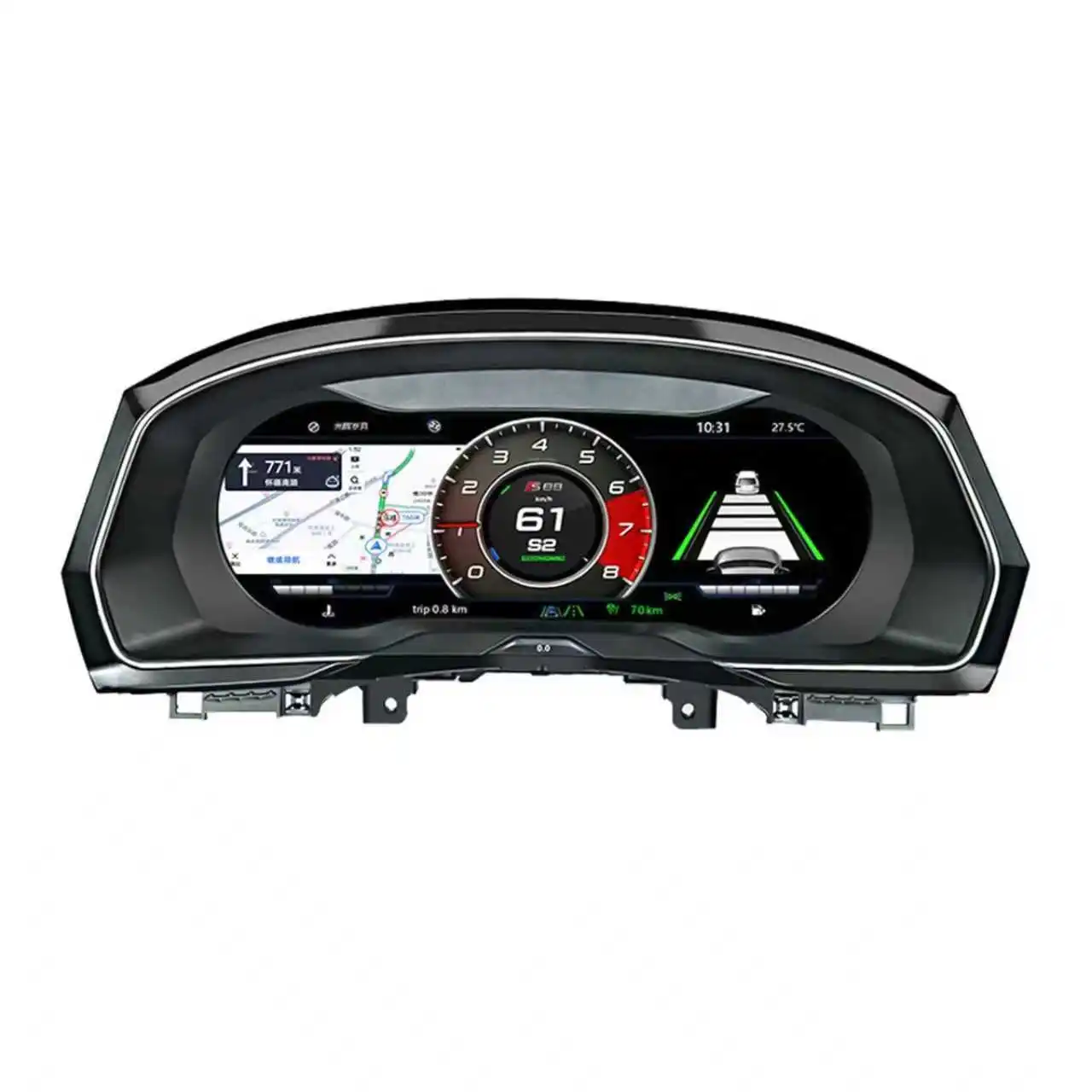 10.25 Inch LCD Dashboard Car For VW Volkswagen Golf 7 2006 Digital Cluster Auto Speedometer Virtual Cockpit New Upgrade