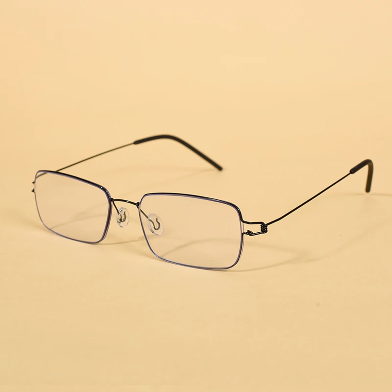 Superleichte Lesebrille für Herren, blaues Licht blockierendes Brillengestell, schraubenlose Brillen + 100 + 200 + 300 – Detail 4