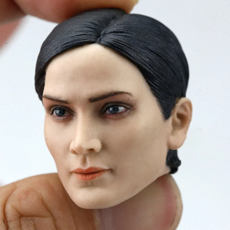 

Custom 1/6 Trinity Head Sculpt Network Female Agent Carrie-Anne Moss Head Played Model Toy for 12in Action Figure Body Doll