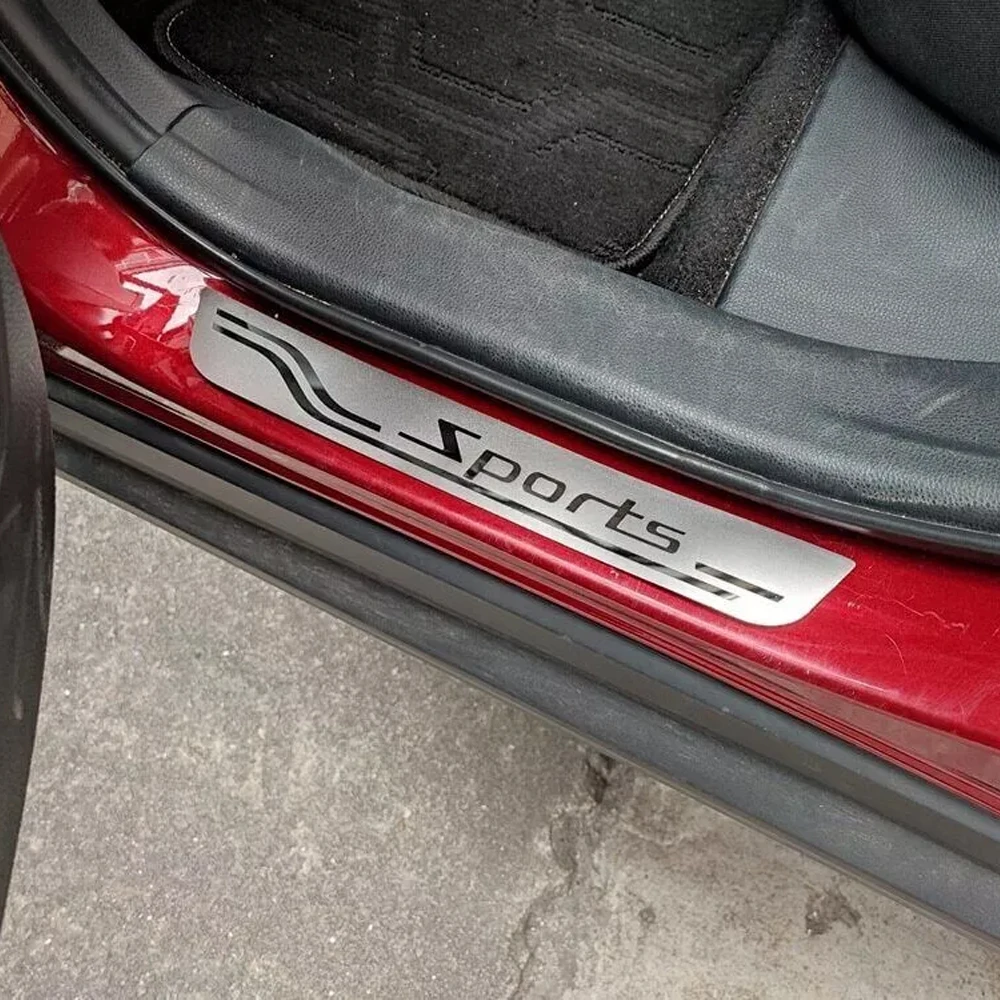 

Car Threshold Trim For Skoda Octavia 2017 2018 2019 2021 Door Sill Scuff Plate Protector Stickers Cover Accessories 2023 2024