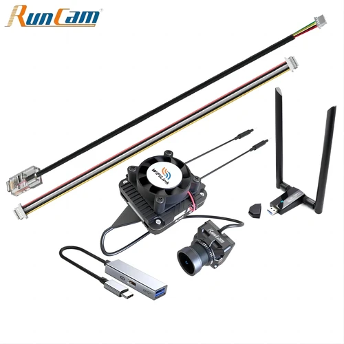 RunCam WiFiLink2 Cámara FPV Transmisión de 20 km Sensor IMX415 Soporte OpenIPC para aviones y drones RC