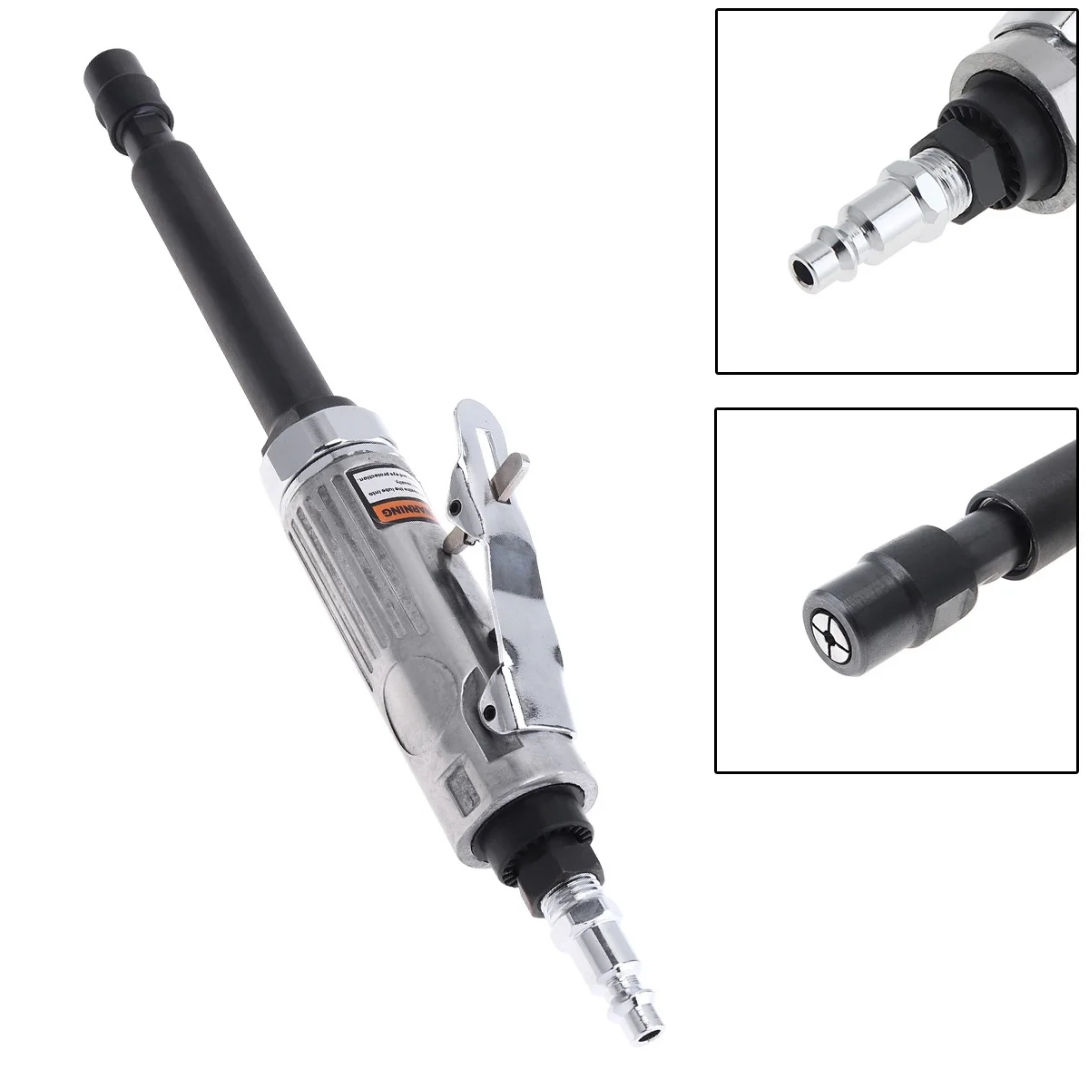 Extended Shank Professional Air Die Grinder Grinding Kit Pneumatic Polishing Engraving Tool 25000RPM Air Tool Polishing Machine