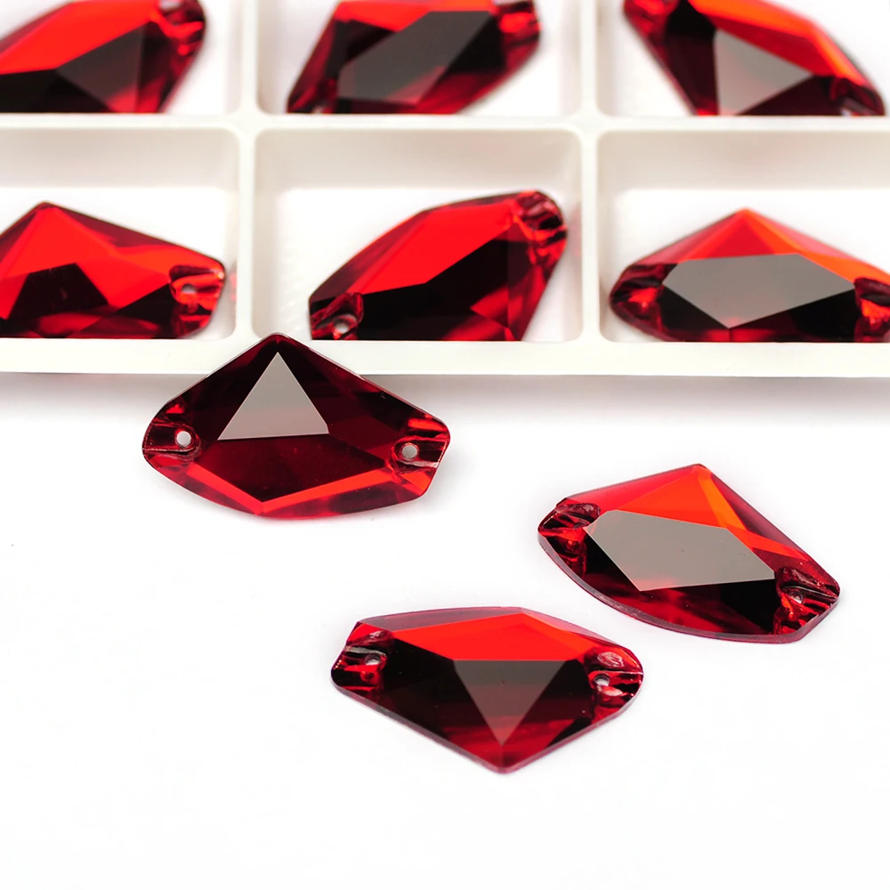 Galaktische Glas-Strasssteine in verschiedenen Farben, aufnähbare Strasssteine, flache Glassteine, Kristalle zum Nähen für Kleidung und Kleider. – Detail 13